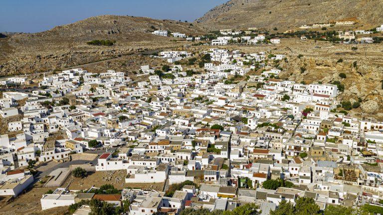תיטואן (Tetouan), מרוקו - נוף העיר הלבנה למרגלות הרי הריף