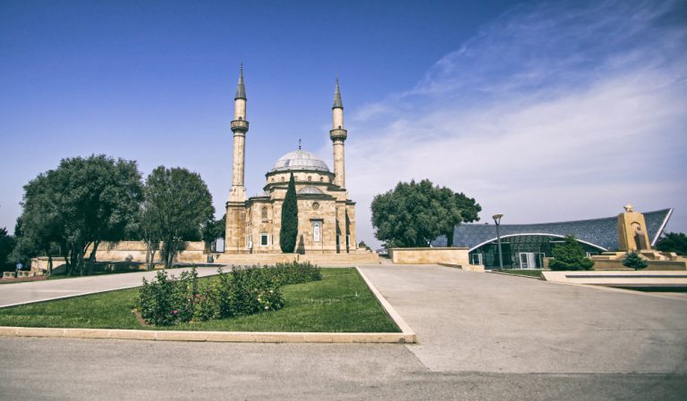 Old part of baku city in azerbaijan