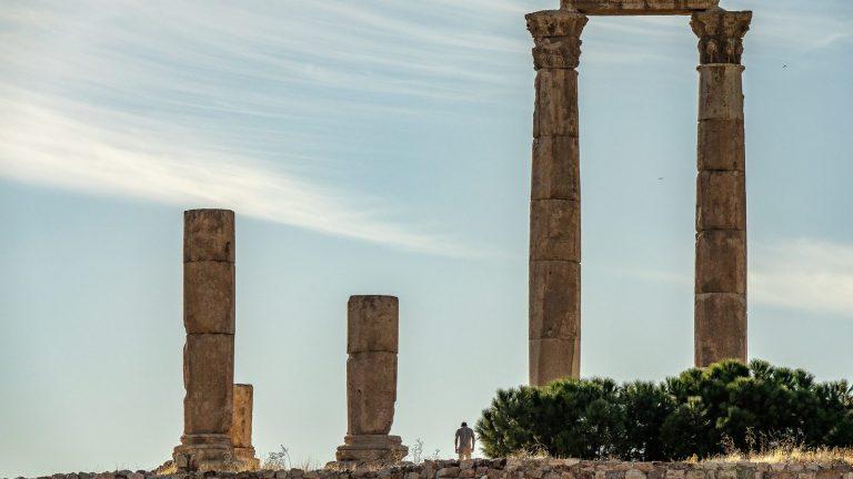 Temple of Hercules in the Citadel of Amman, Jordan