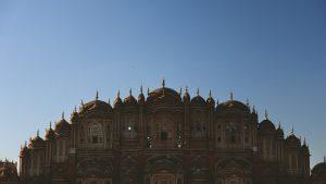Palazzo Hawa Mahal nella Città Rosa di Jaipur, India