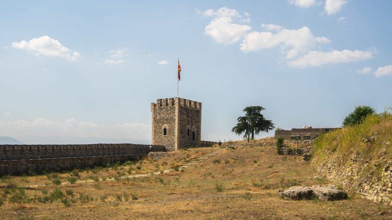 מבצר קאלה (Kale) מעל העיר סקופיה (Skopje) במקדוניה הצפונית
